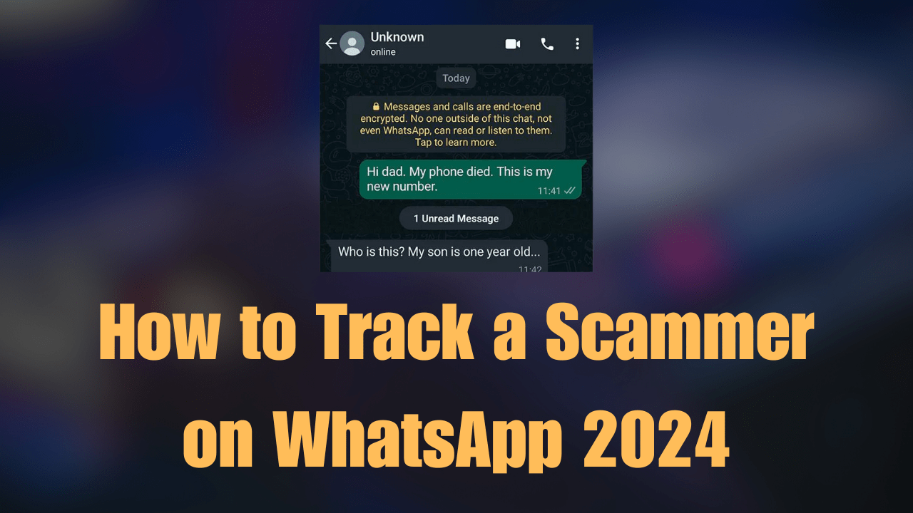 how to track a scammer on WhatsApp